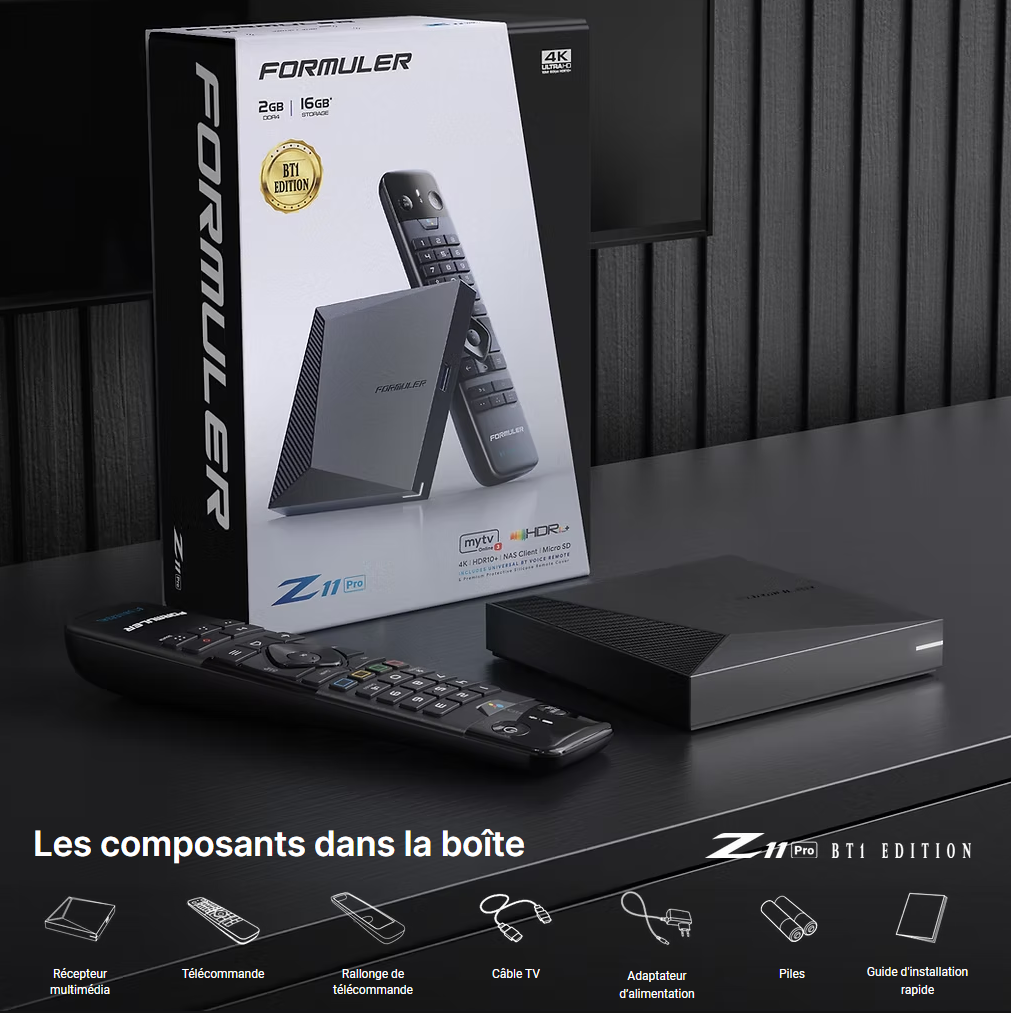 Contenu de la boîte