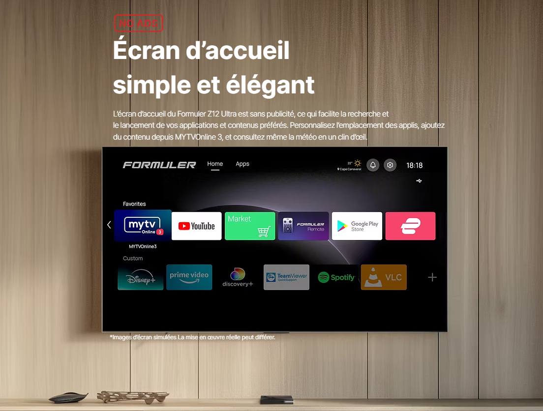 Écran d’accueil