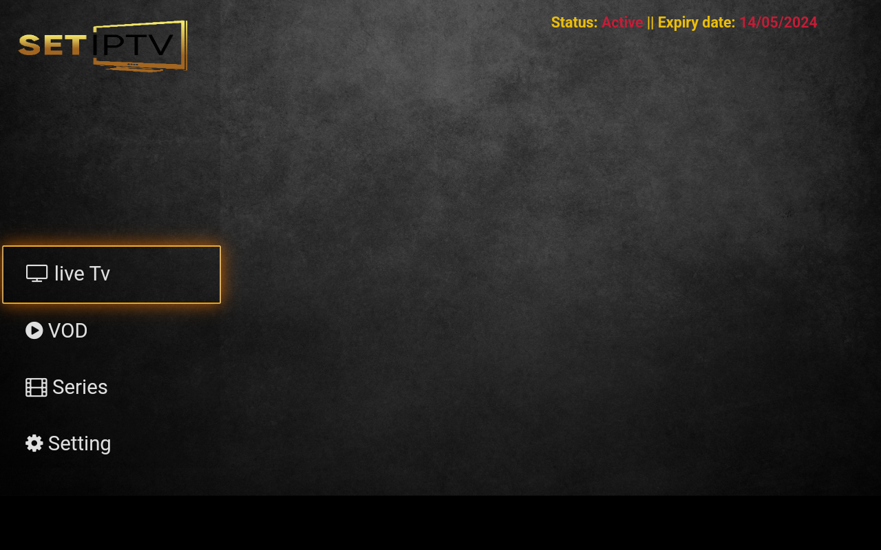Interface de l’application